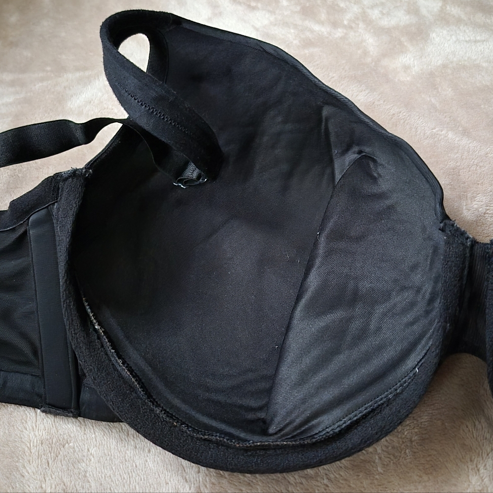 Cacique Intimates Black Women's Bra Size 38F Underwired Padded - Picture 12 of 13